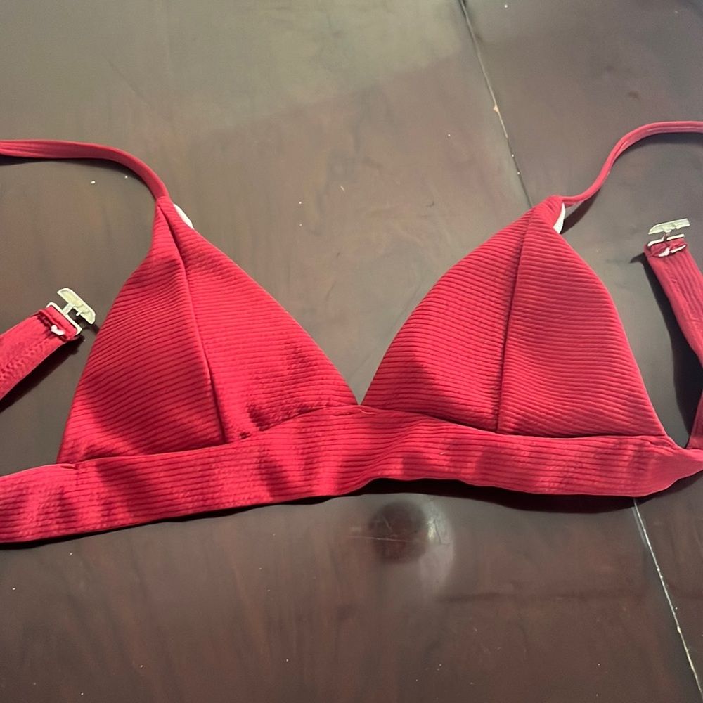 Zaful red bikini top